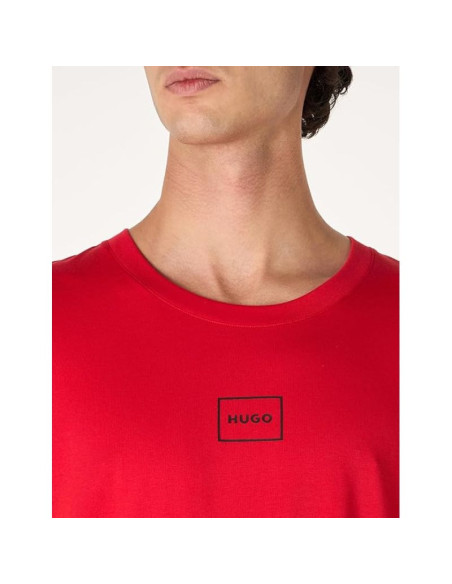 Koszulka męska hugo laze t-shirt open pink (50525236-693)