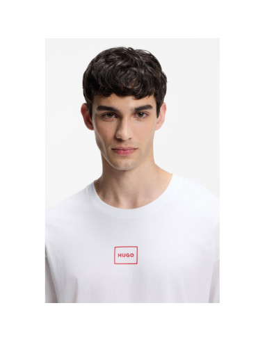 Koszulka męska do spania hugo loungewear laze bianco (50525236-101)