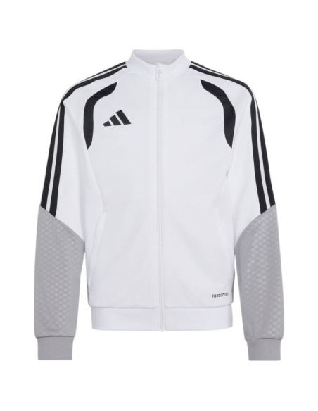Bluza dla dzieci adidas tiro 26 competition training biało-szara ka7716
