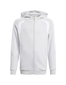 Bluza dla dzieci adidas tiro 26 league sweat full zip hoodie szara kf3323 2