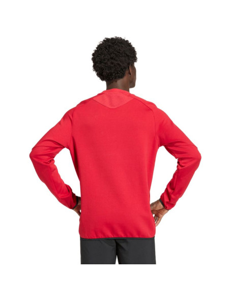Bluza męska adidas tiro 26 travel crew czerwona kd3324