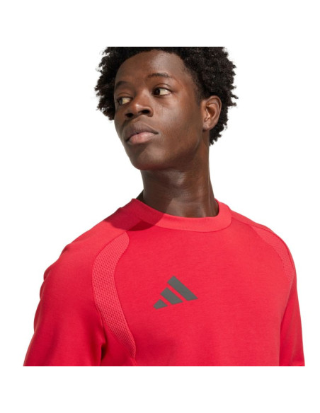 Bluza męska adidas tiro 26 travel crew czerwona kd3324