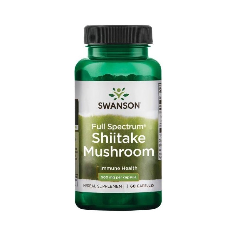 Full Spectrum Shiitake Mushroom 500 mg (60 kaps.)