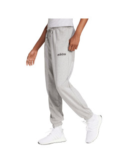 Spodnie damskie adidas essentials linear french terry cuffed jasnoszare jc5953