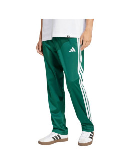 Spodnie męskie adidas 3-stripes tricot regular-fit open hem zielone ji8806