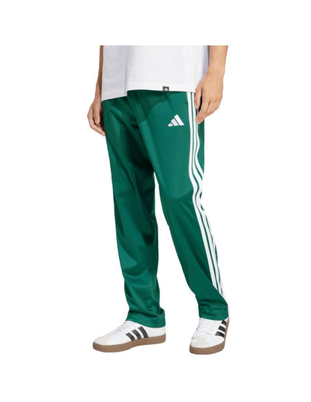 Spodnie męskie adidas 3-stripes tricot regular-fit open hem zielone ji8806