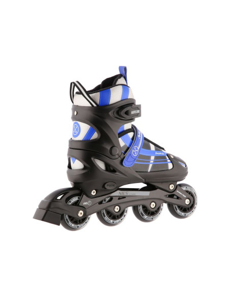 Nh18366a 2w1 granatowe rozm.s(31-34) łyżworolki z wym. pł. hokejową nils extreme