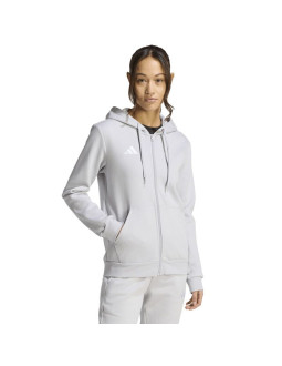 Bluza damska adidas entrada 26 full zip hoodie szara kf5936