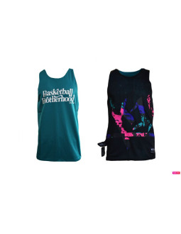 Dwustronna koszulka koszykarska sportowa k1x reversible tank top - kxm241-041