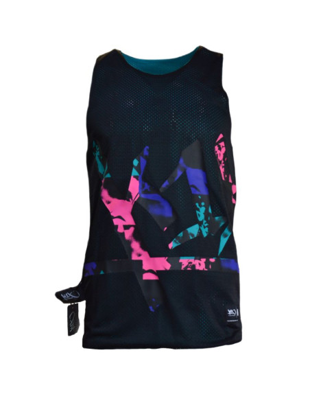 Dwustronna koszulka koszykarska sportowa k1x reversible tank top - kxm241-041
