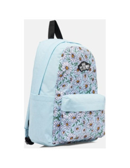 Plecak szkolny dziecięcy vans old skool grom backpack 18l crystal blue w kwiaty - vn000h56cau1 2