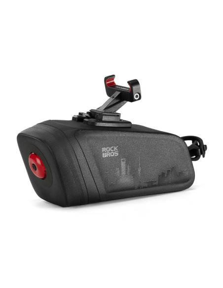 Rockbros torba rowerowa podsiodłowa ze światłem