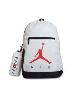 Plecak szkolny air jordan school backpack white + piórnik - 9b0503-001