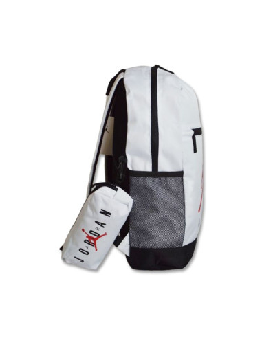 Plecak szkolny air jordan school backpack white + piórnik - 9b0503-001