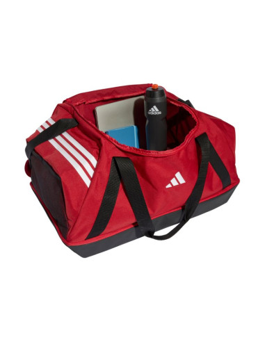 Torba adidas tiro duffle large with bottom compartment czerwona jy7950