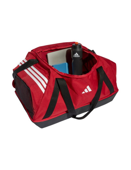 Torba adidas tiro duffle large with bottom compartment czerwona jy7950