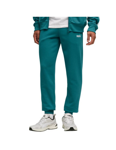 Spodnie męskie puma ess 2 color no.1 logo zielone 684714 41