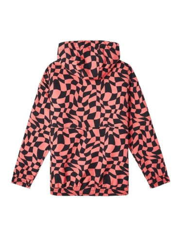 O'neill kurtka wiosenna wiatrówka dziecięca ridge lekka z kapturem różowa