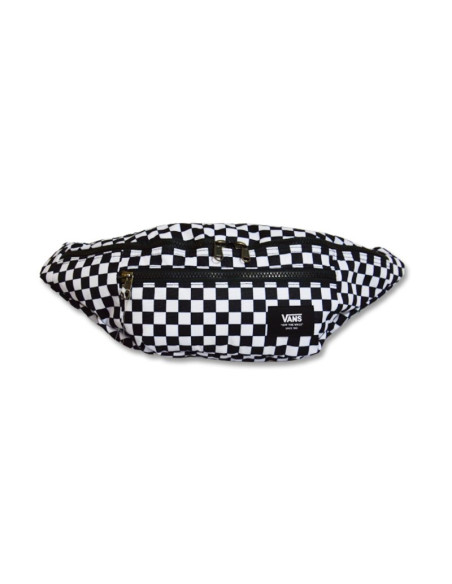Saszetka nerka vans ward cross body checkerboard black/white - vn0a2zxxhu01