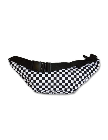Saszetka nerka vans ward cross body checkerboard black/white - vn0a2zxxhu01