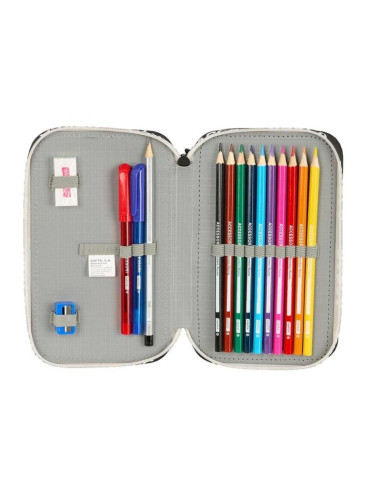 Fc barcelona piórnik z wyposażeniem double filled pencil case 29 pcs 412625854