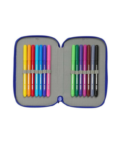 Real madryt piórnik z wyposażeniem double filled pencil case 29 pcs 412624854