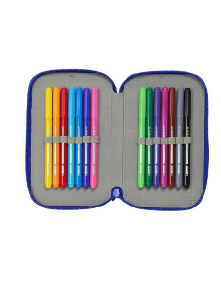 Real madryt piórnik z wyposażeniem double filled pencil case 29 pcs 412624854