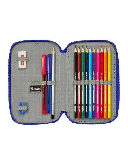 Real madryt piórnik z wyposażeniem double filled pencil case 29 pcs 412624854