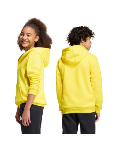 Bluza dla dzieci adidas entrada 26 full zip hoodie żółta kh1777