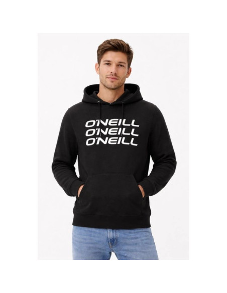 O'neill  bluza sportowa kangurka z kapturem męska triple czarna modna