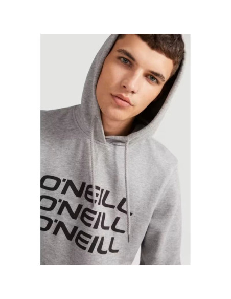 O'neill bluza sportowa kangurka z kapturem męska triple szara modna