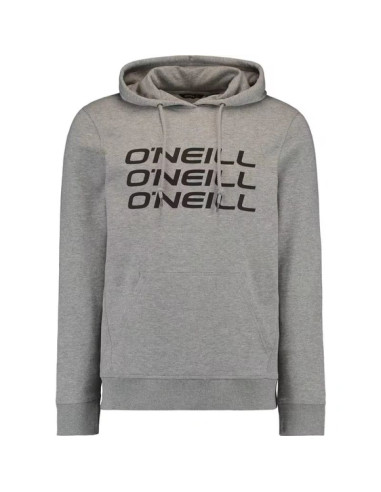 O'neill bluza sportowa kangurka z kapturem męska triple szara modna