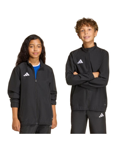 Bluza dla dzieci adidas entrada 26 presentation czarna jz6614