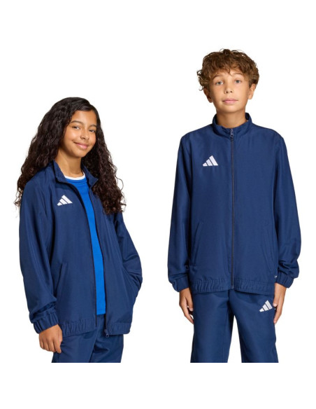 Bluza dla dzieci adidas entrada 26 presentation granatowa jz6615