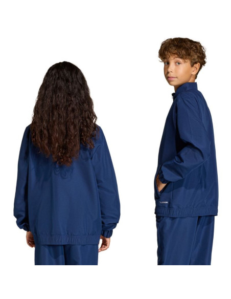 Bluza dla dzieci adidas entrada 26 presentation granatowa jz6615