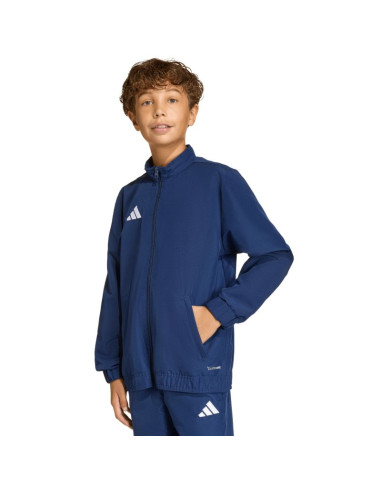 Bluza dla dzieci adidas entrada 26 presentation granatowa jz6615