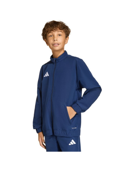 Bluza dla dzieci adidas entrada 26 presentation granatowa jz6615