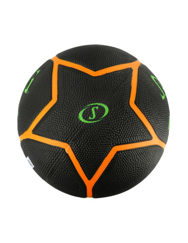 Piłka do koszykówki spalding highlight czarno-zielono-pomarańczowa 84354z