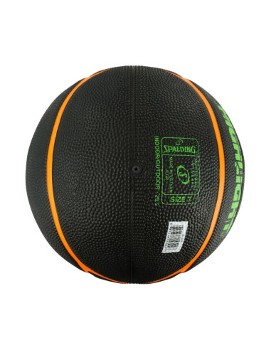 Piłka do koszykówki spalding highlight czarno-zielono-pomarańczowa 84354z