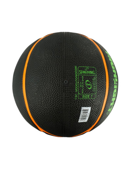 Piłka do koszykówki spalding highlight czarno-zielono-pomarańczowa 84354z