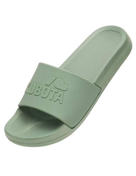 Kubota klapki basenowe basic plain pastelowo zielone k25ss-101-001-17-1