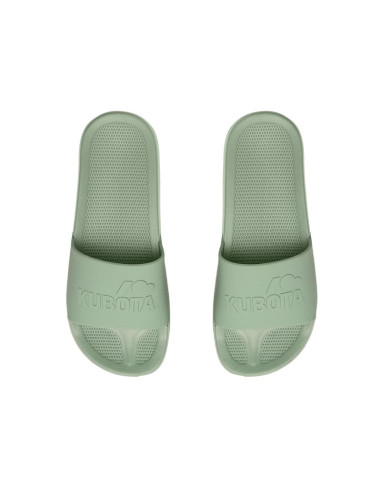 Kubota klapki basenowe basic plain pastelowo zielone k25ss-101-001-17-1