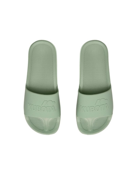 Kubota klapki basenowe basic plain pastelowo zielone k25ss-101-001-17-1