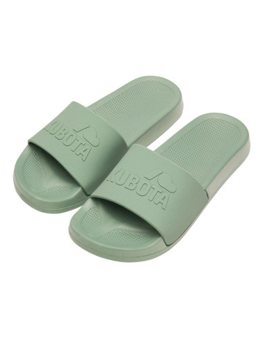 Kubota klapki basenowe basic plain pastelowo zielone k25ss-101-001-17-1
