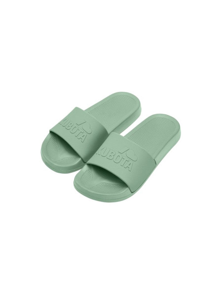 Kubota klapki basenowe basic plain pastelowo zielone k25ss-101-001-17-1