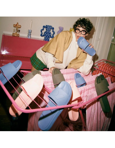 Kubota klapki basenowe basic plain cloud niebieskie k25ss-101-002-14-1