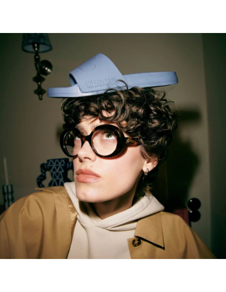 Kubota klapki basenowe basic plain cloud niebieskie k25ss-101-002-14-1