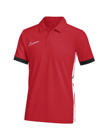 Koszulka dla dzieci nike dri-fit academy polo czerwona fz9763 657