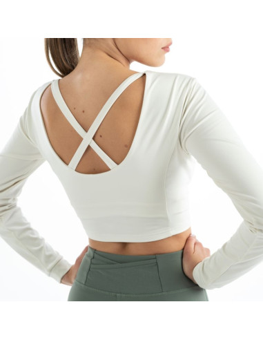 Damska koszulka z długim rękawem fiji w