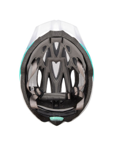 Kask rowerowy meteor ovlo s 52-56 cm biały/miętowy
